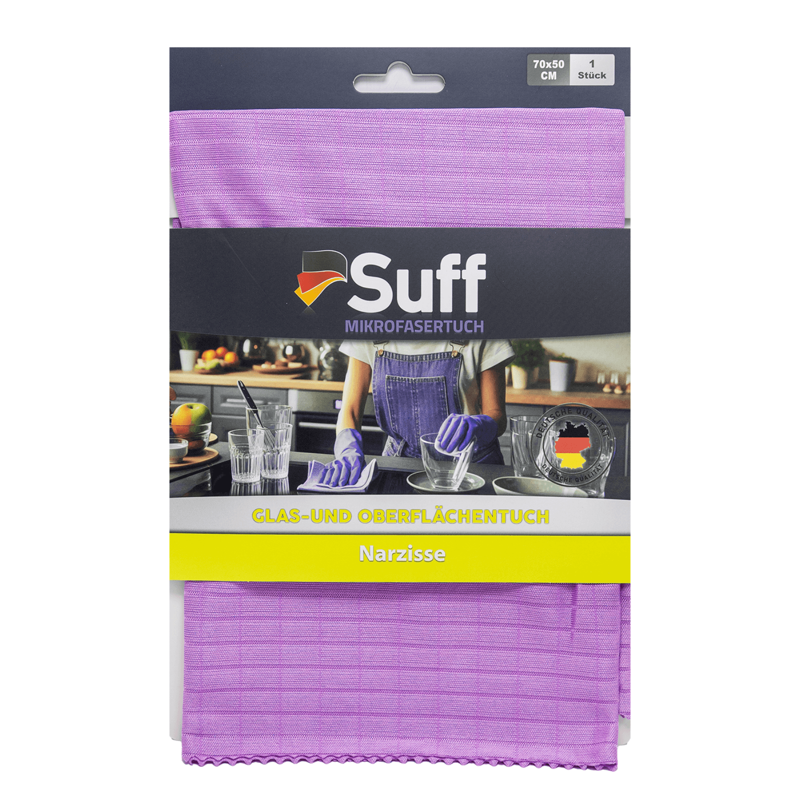 Suff Narzisse Çizgili Cam Bezi 70x50 0625