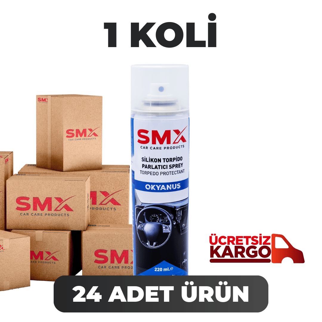 Silikon Torpido Parlatıcı Sprey 220 mL. (Okyanus) 24 Adet 1 Koli
