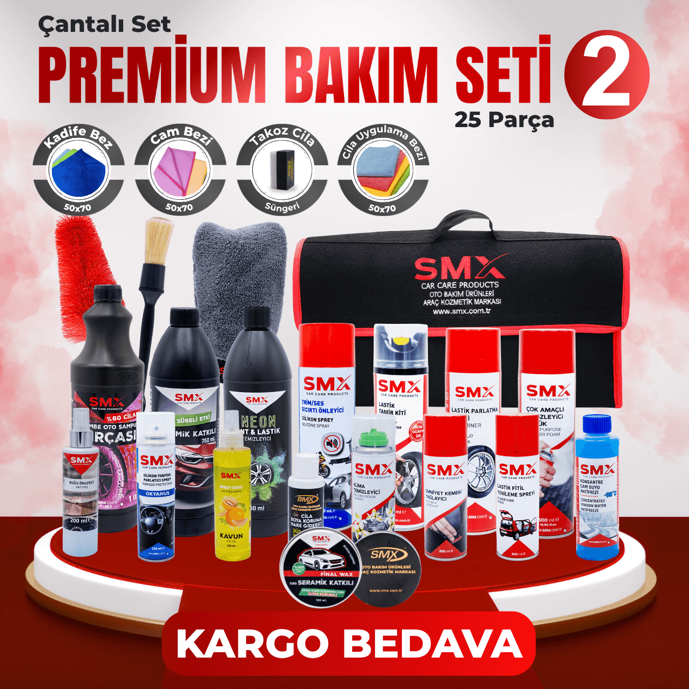 Premium Bakım Seti 2 (25 Parça Ürün)
