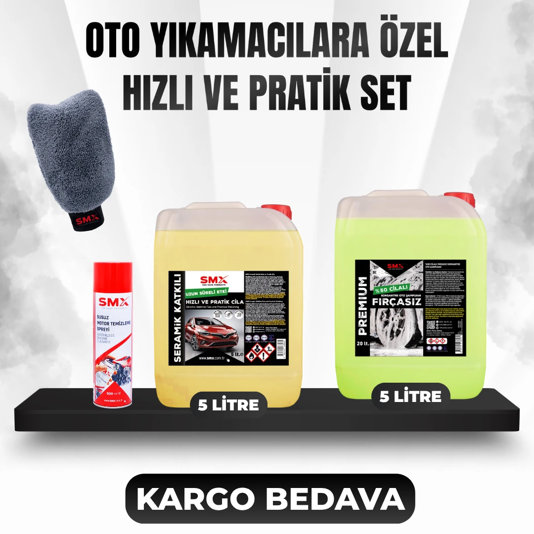 OTO YIKAMACILARA ÖZEL: Hızlı ve Pratik Set