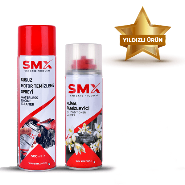 Susuz Motor Temizleme Spreyi 500 Ml+ Klima Temizleyici 200 Ml