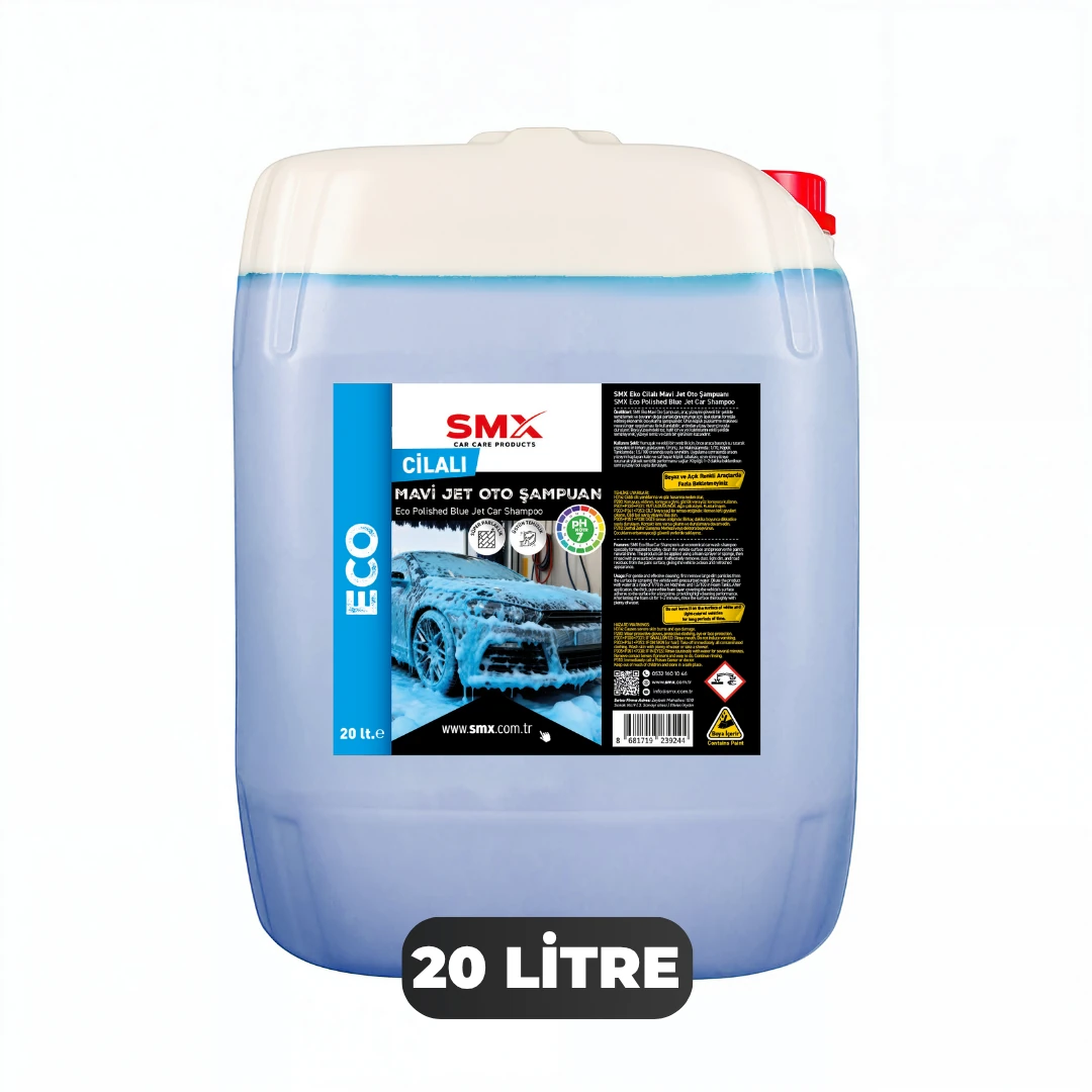 EKO Cilalı Mavi Jet Oto Şampuanı 20 Lt.