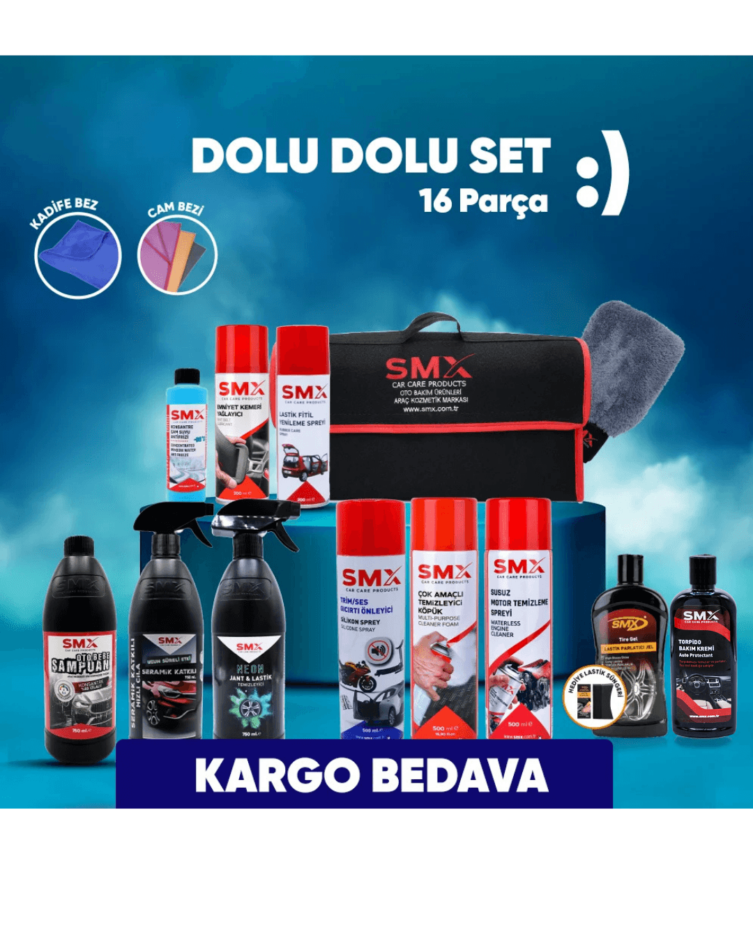 Dolu Dolu Set + Hediye Bagaj Çantası