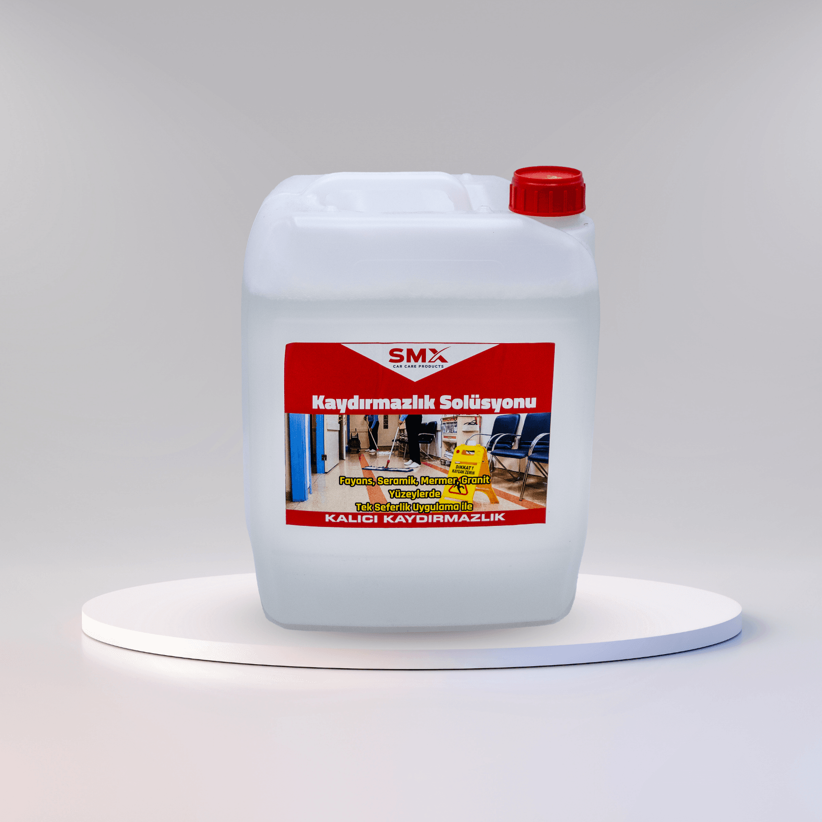 Kaydırmazlık Solüsyonu (Fayans, Seramik, Mermer ve Granit Yüzeyler İçin) 5LT