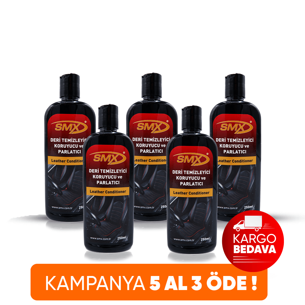 Deri Temizleyici Koruyucu ve Parlatıcı 250 Ml 5 Adet 🎁 5 Adet Al, 3 Öde!