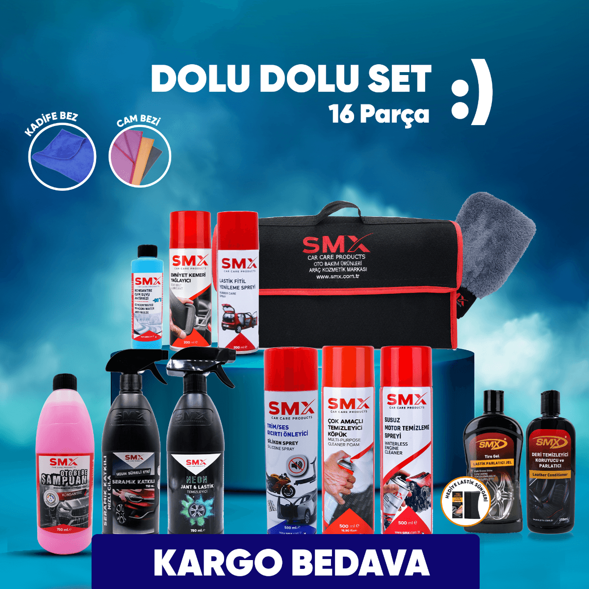 Dolu Dolu Set + Hediye Bagaj Çantası