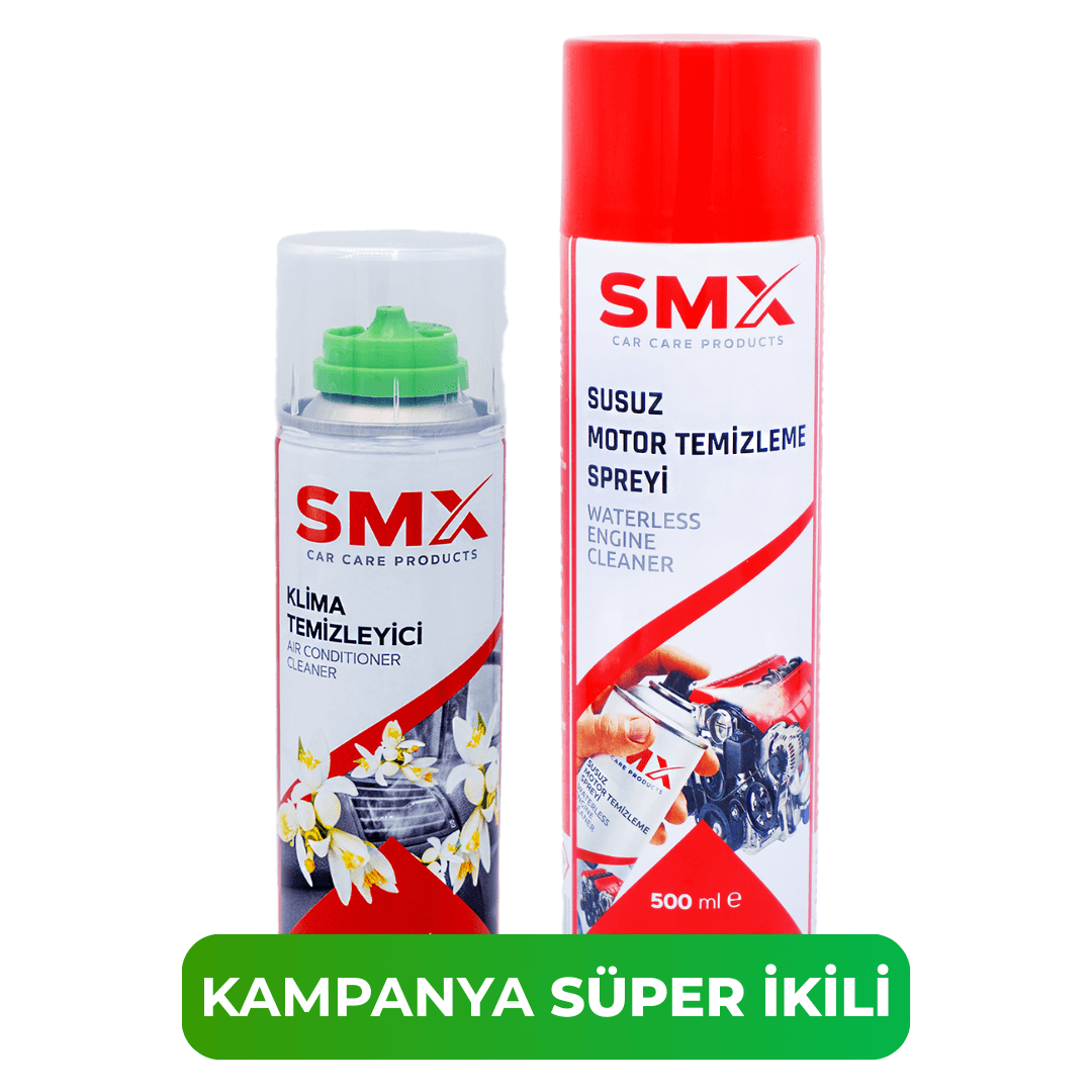 Susuz Motor Temizleme Spreyi 500 Ml+ Klima Temizleyici 200 Ml