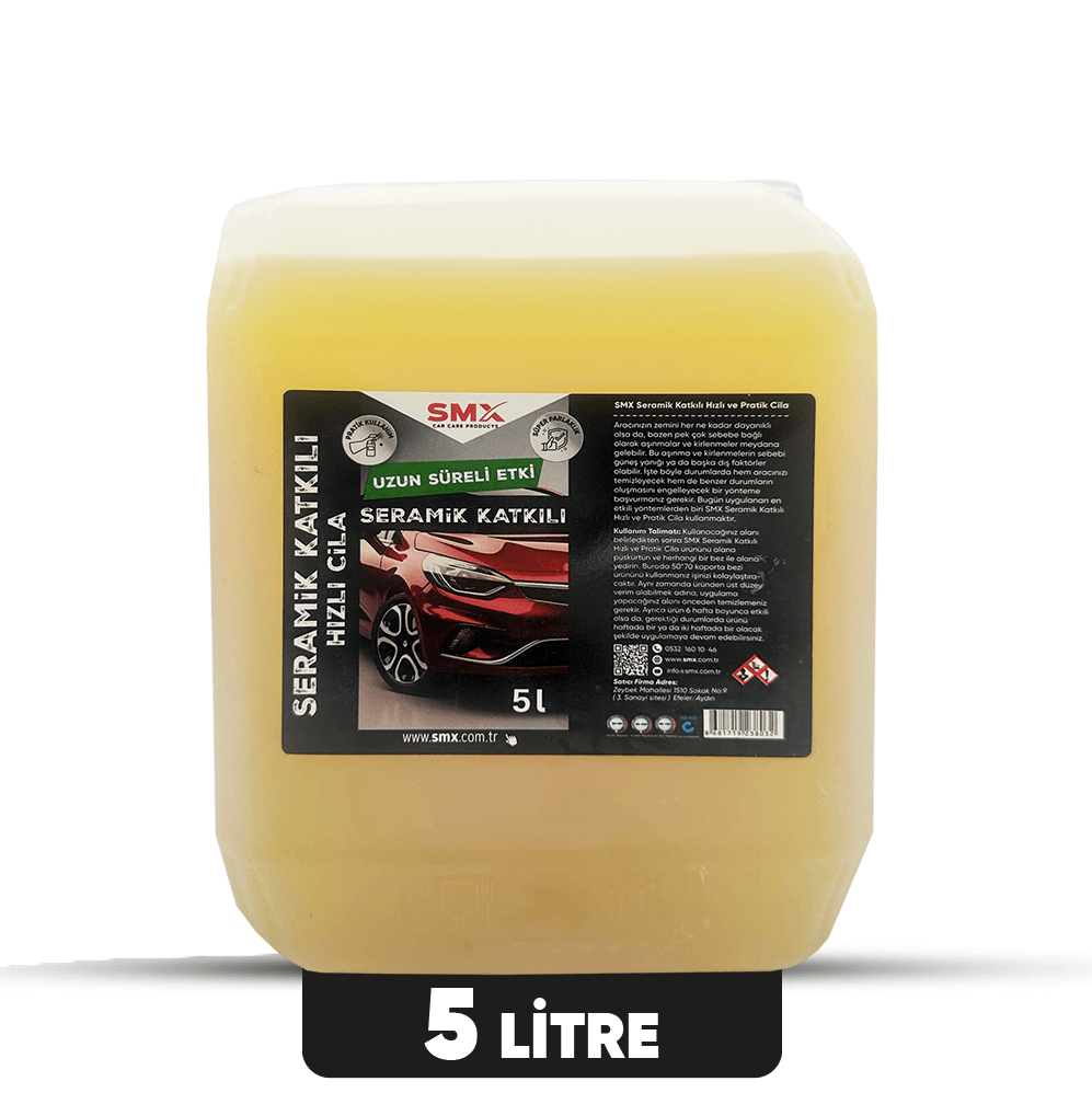 Seramik Katkılı Hızlı ve Pratik Cila 5 Lt.