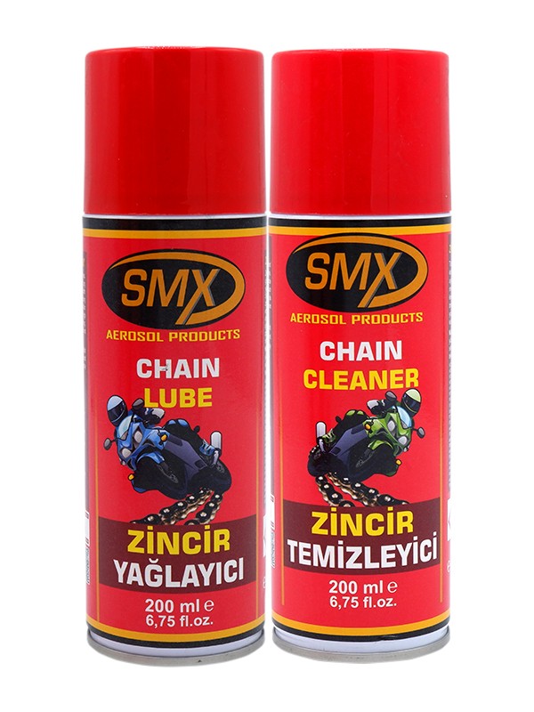 Zincir Temizleyici 200 Ml + Zincir Yağlayıcı 200Ml