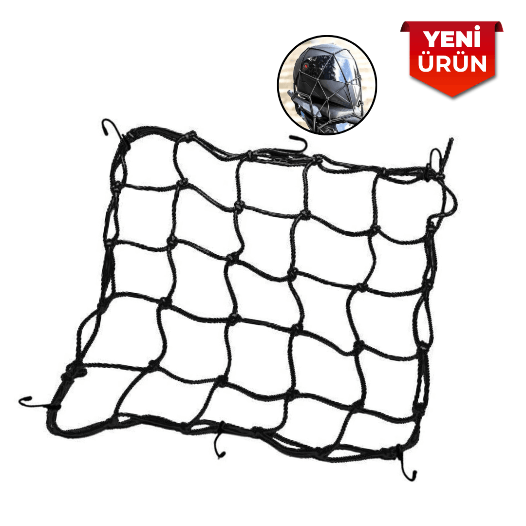 Kancalı Esnek Lateks Kask Filesi