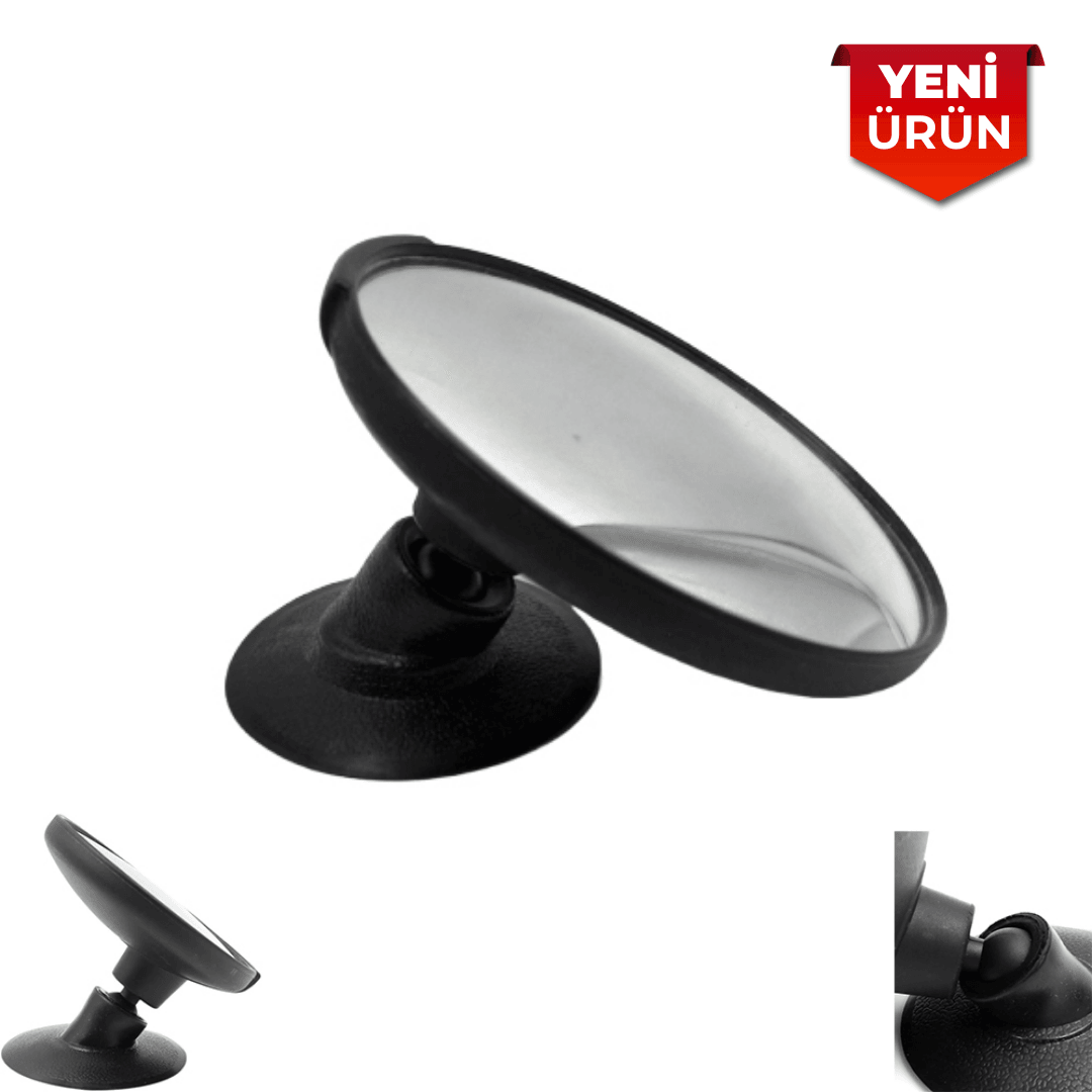 İç Ayna Vantuzlu Bombeli Yuvarlak