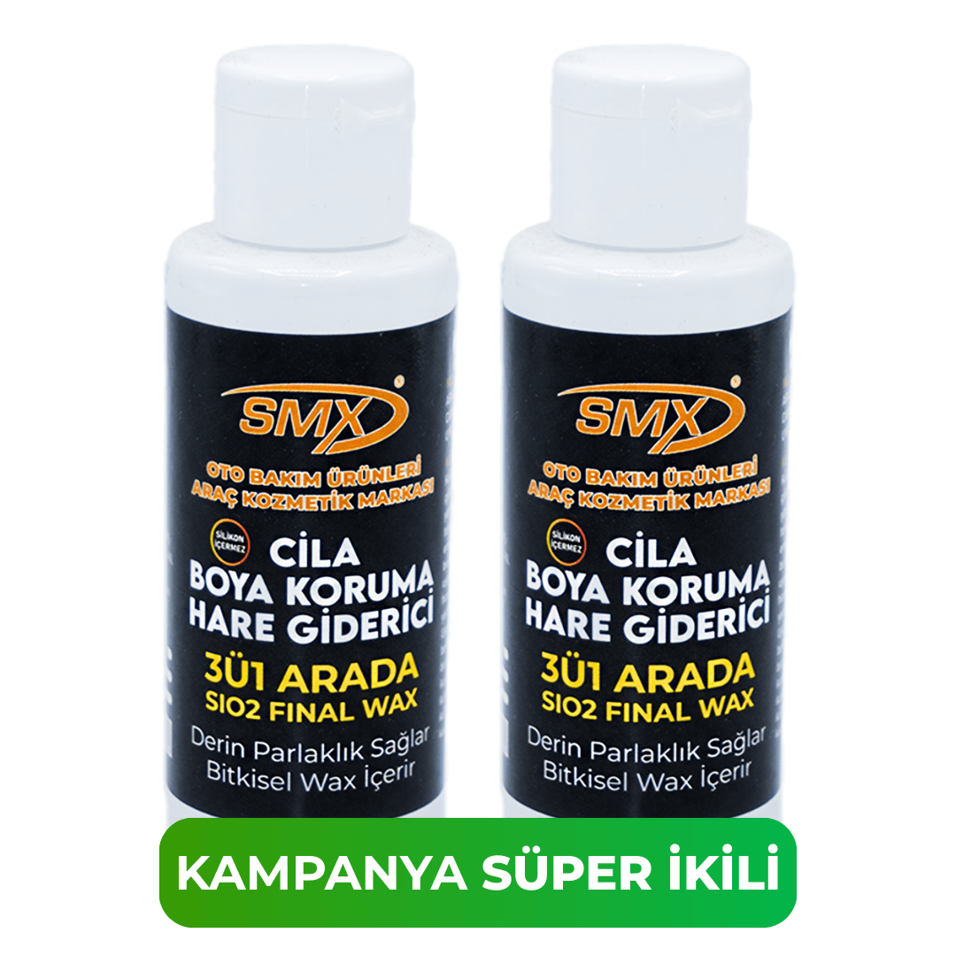 3'Ü 1 Arada Cila-Boya Koruma-Hare Giderici 100 Ml 2 Adet