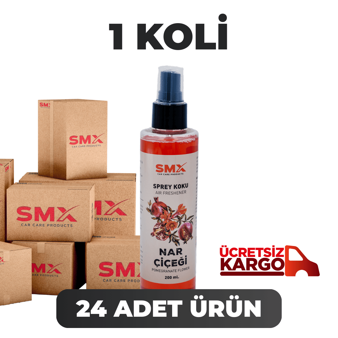 Nar Çiçeği Oto Kokusu 200 mL. 24 Adet (1 Koli)