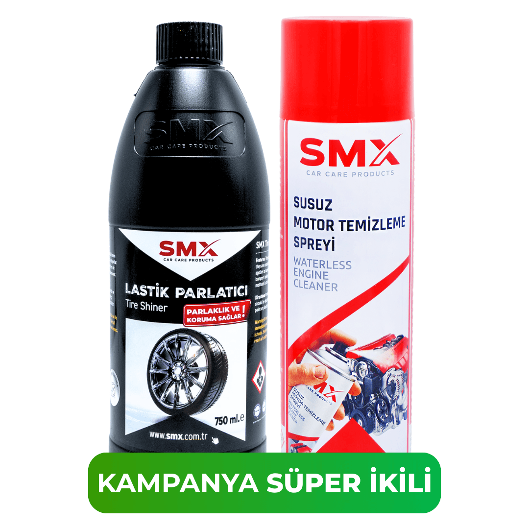 Susuz Motor Temizleme Spreyi 500 Ml +  Lastik Parlatıcı 750 Ml