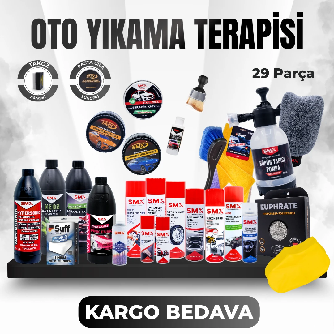 Oto Yıkama Terapisi 💆 29 Parça Ürün 🎁