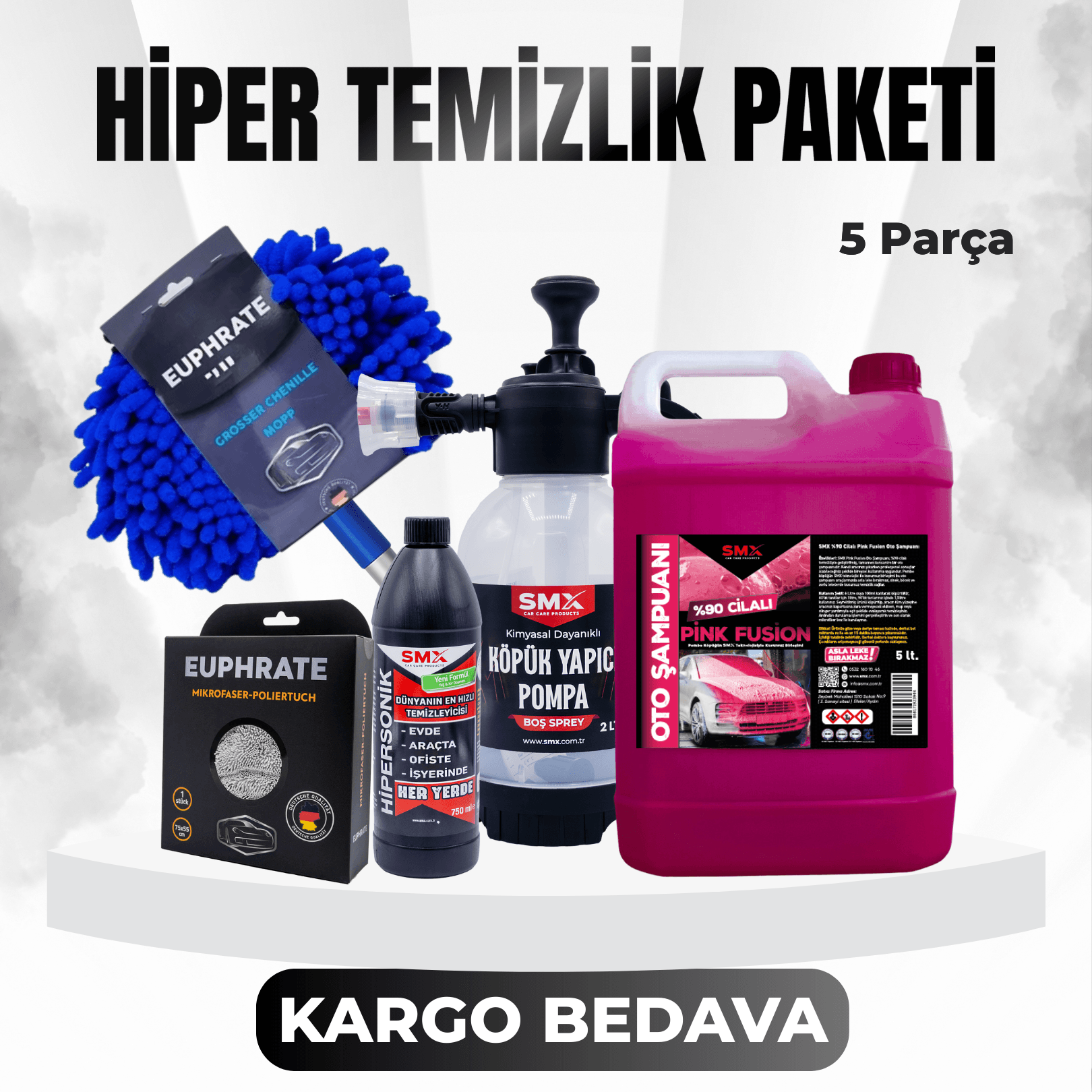 Hiper Temizlik Paketi 🫧 (5 Parça🔥)