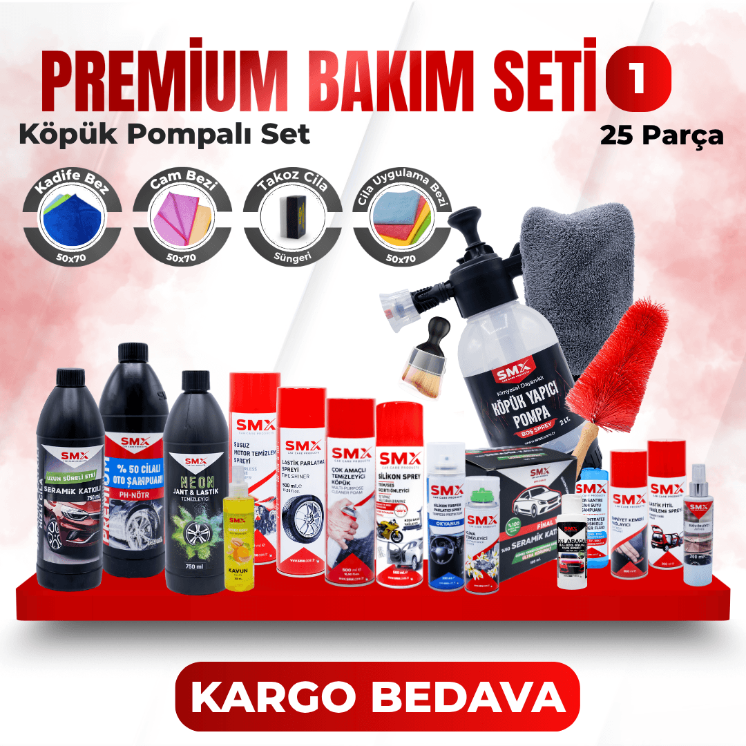 Premium Bakım Seti 1 🏆(25 Parça Ürün🔥)
