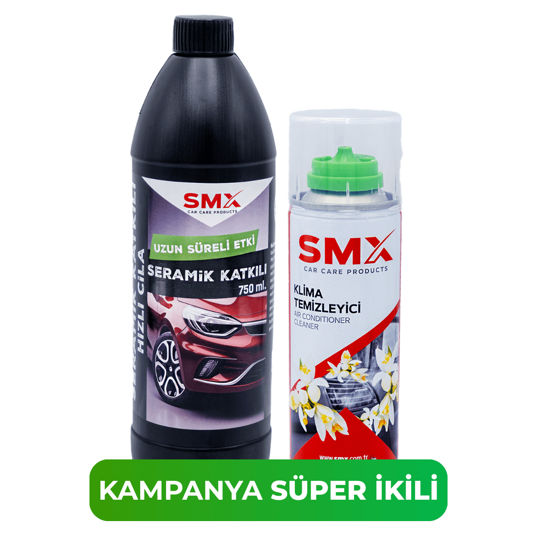 Klima Temizleyici 200Ml + Seramik Katkılı Hızlı ve Pratik Cila 750ml