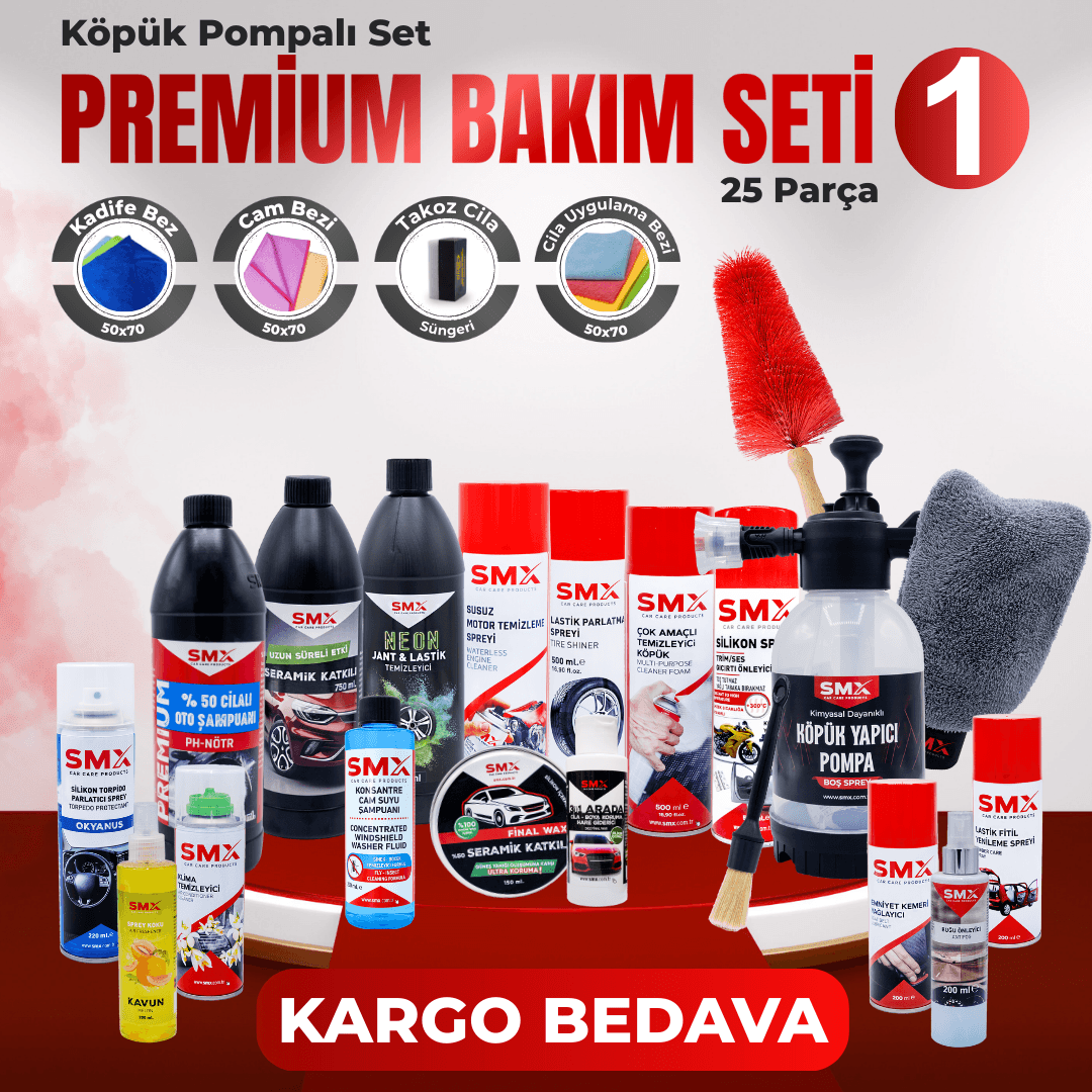 Premium Bakım Seti 1 🏆(25 Parça Ürün🔥)