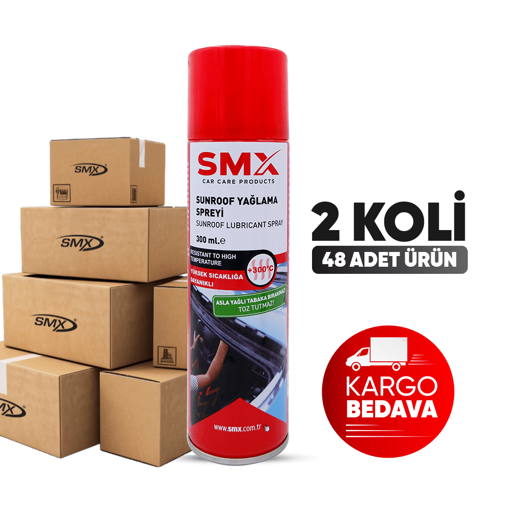 Sunroof Yağlama Spreyi 300 mL. 24 Adet (1 Koli)