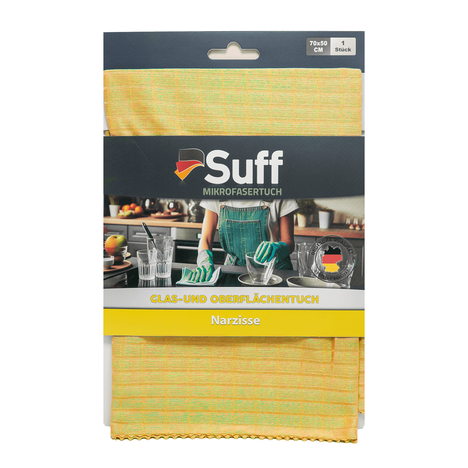 Suff Narzisse Çizgili Cam Bezi 70x50 0625