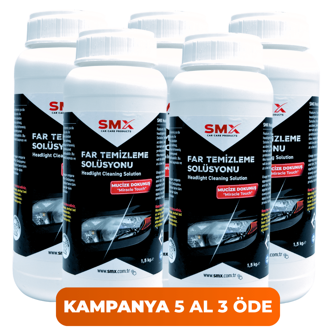 Far Temizleme Solüsyonu 1,5kg 5 Adet
