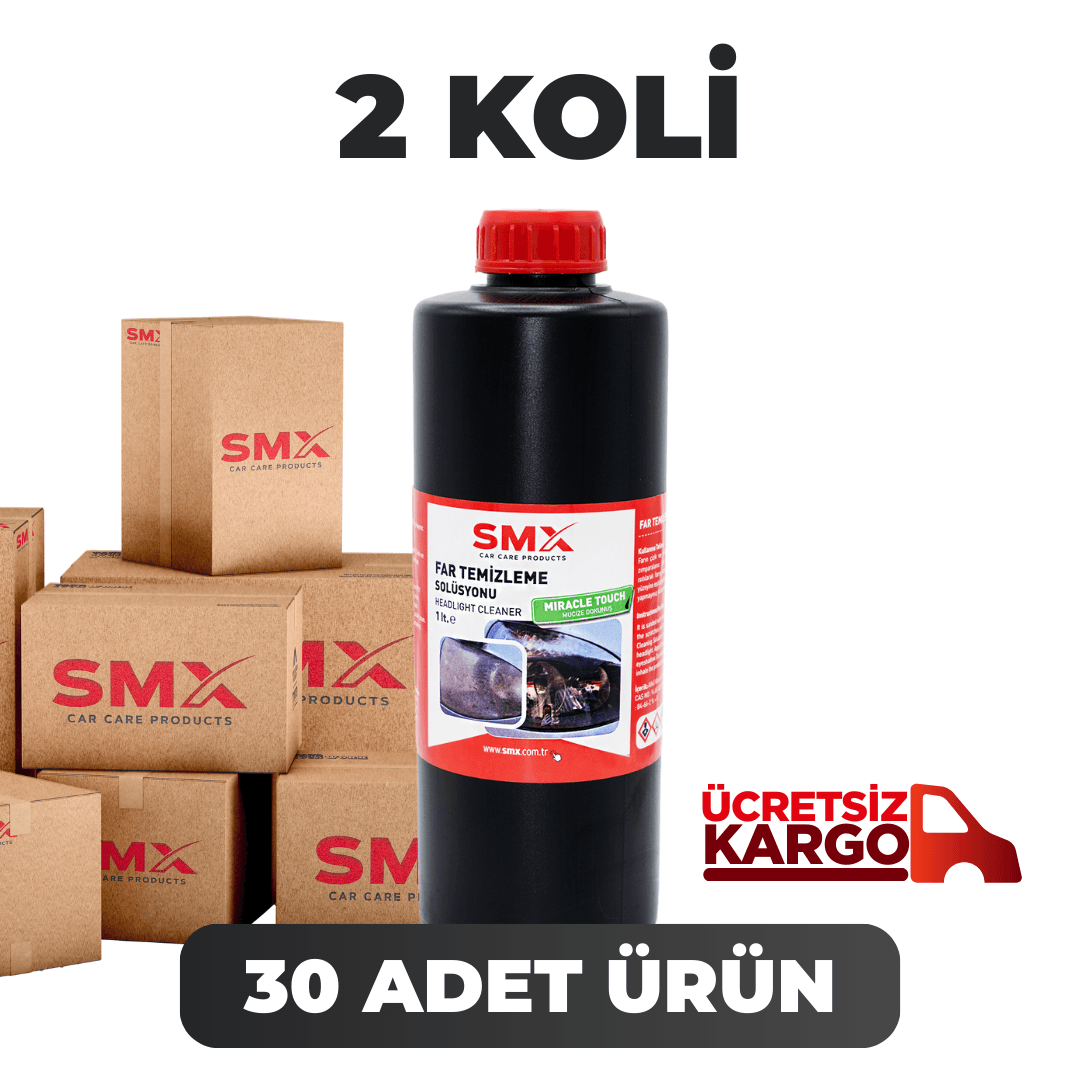 Far Temizleme Solüsyonu 1 Lt. 30 Adet 2 Koli