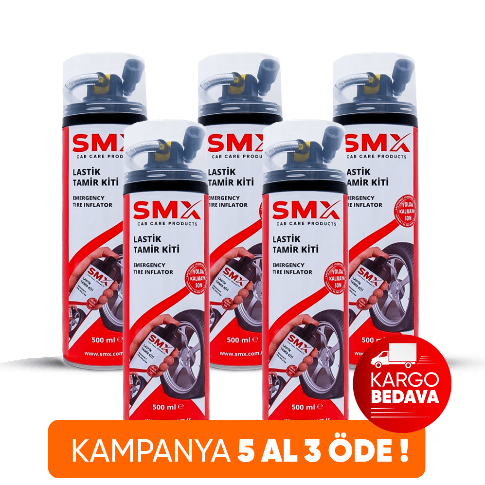 SMX Lastik Tamir Kiti 500 Ml 🎁 5 Al, 3 Öde!