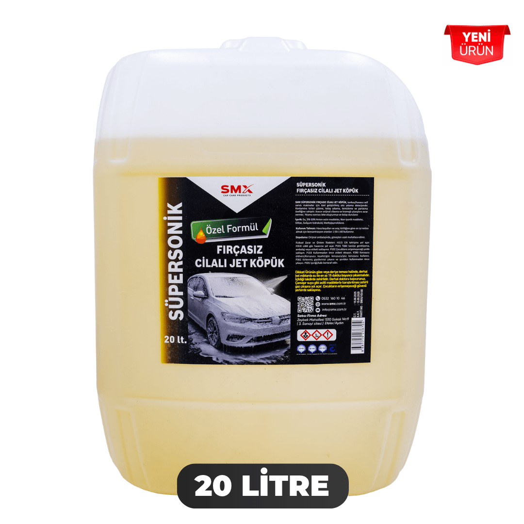 Süpersonik Fırçasız Cilalı Jet Köpük 20L