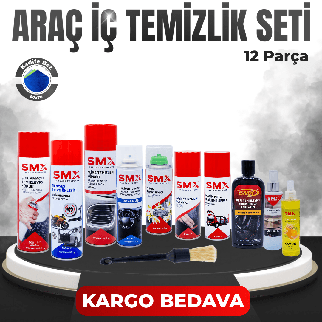 Araç İç Temizlik Seti