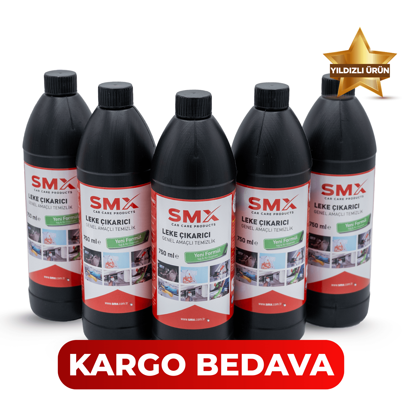Leke Çıkarıcı /Genel Amaçlı Temizlik Ürünü 750ML (5 Adet)