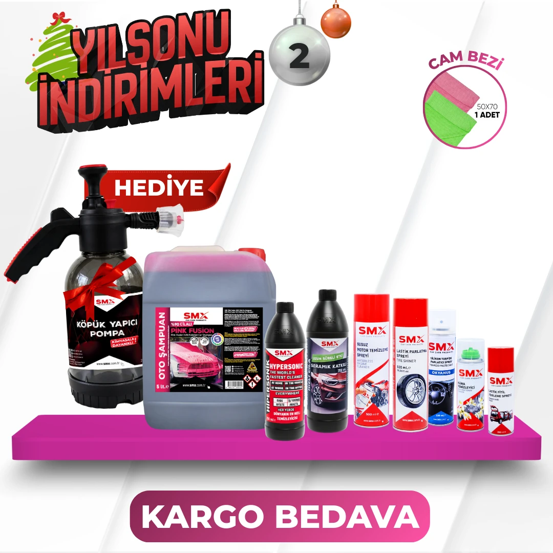 Yıl Sonu İndirim 2 🥳 Köpük Yapıcı Pompa 🎁 HEDİYE 🥶 (10 Parça 🧊)