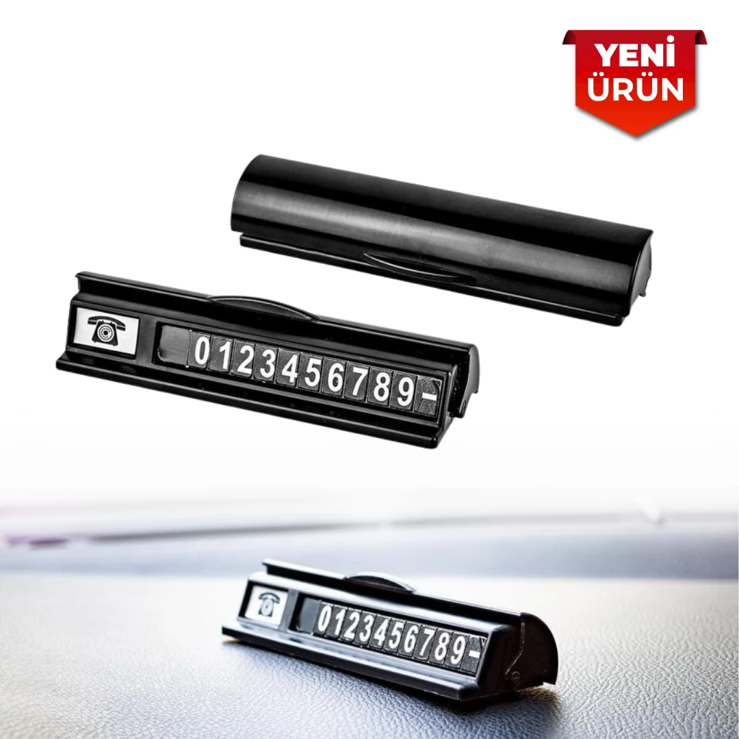Ayarlanabilir Araç Park Numaratörü – Telefon Numarası Gösterici 44440