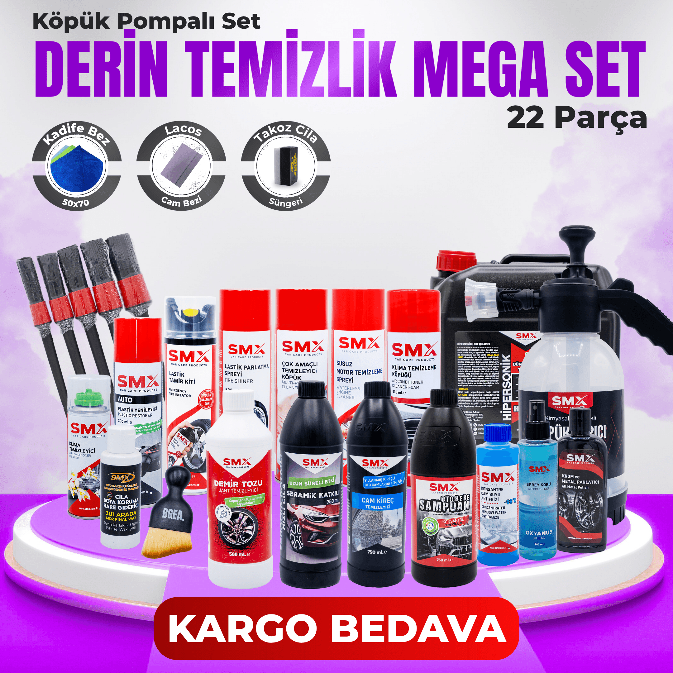 Derin Temizlik Mega Set (22 Parça)