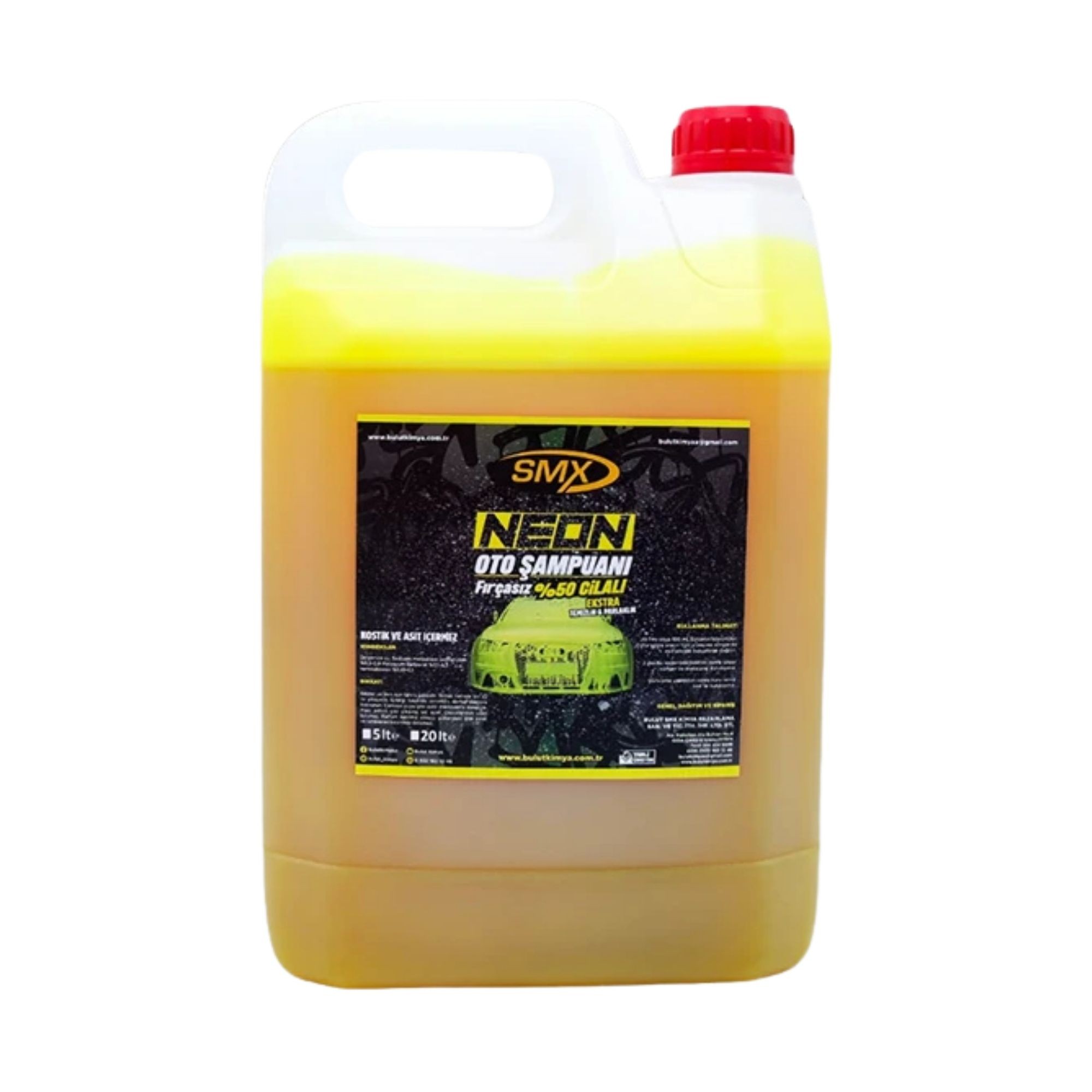 Neon %50 Cilalı Fırçasız Oto Şampuanı 5 lt.