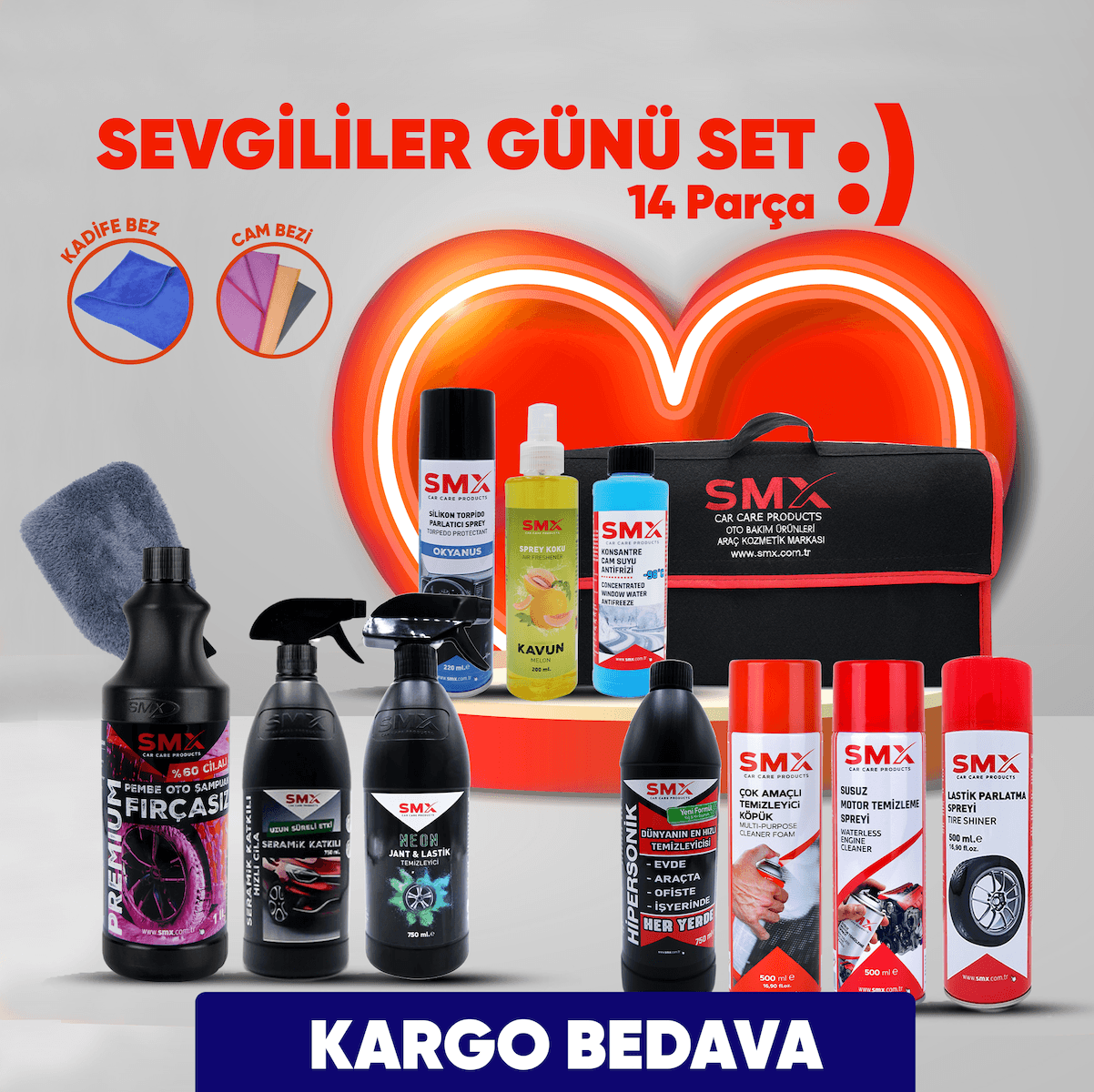 Sevgililer Günü Set 🖤 14 Parça