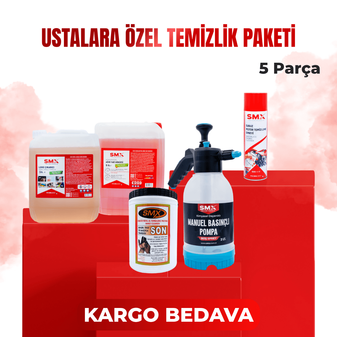 USTALARA ÖZEL TEMİZLİK PAKETİ 