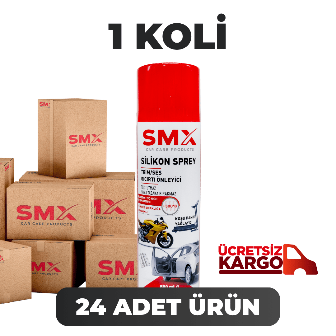 Silikon Sprey Trim-Ses-Gıcırtı Önleyici 500 Ml  24 Adet 1 Koli