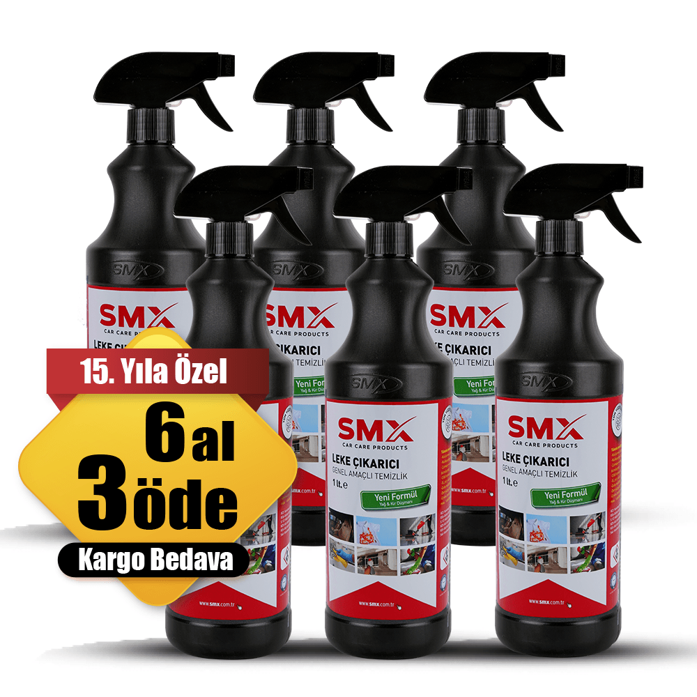 Leke Çıkarıcı /Genel Amaçlı Temizlik Ürünü  1Lt. 6 Adet 🎁 6 Adet Al, 3 Öde!