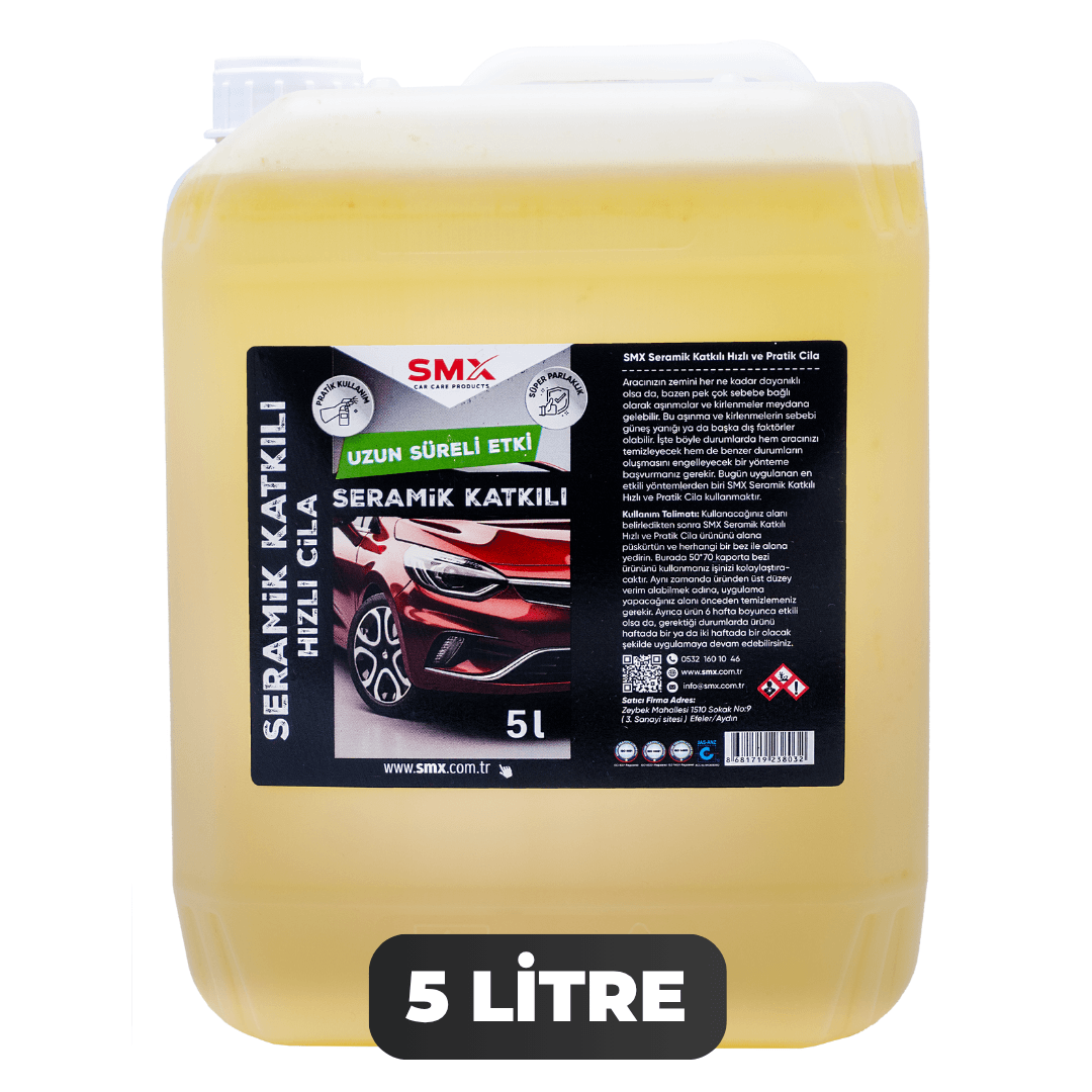 Seramik Katkılı Hızlı ve Pratik Cila 5 Lt.