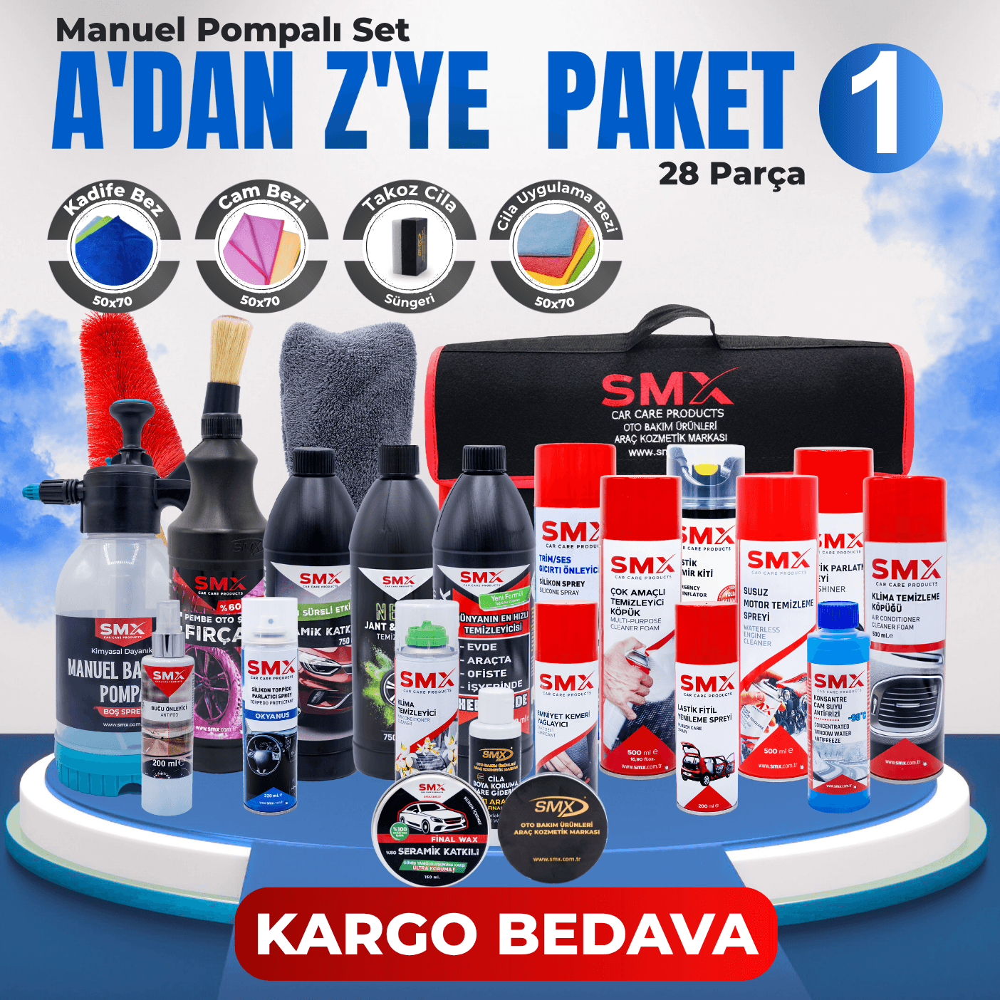 1 - A'dan Z'ye Paket (28 Parça)