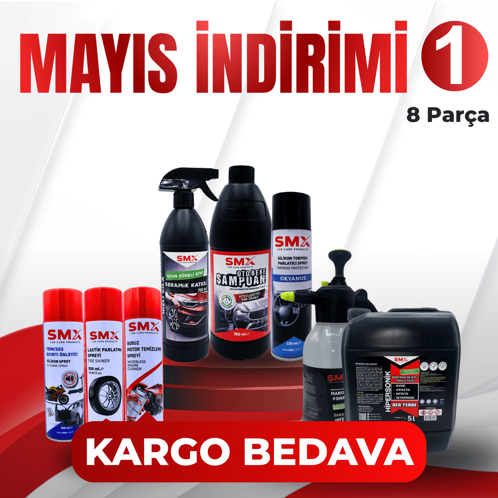 Mayıs İndirimi 1 (8 Parça)