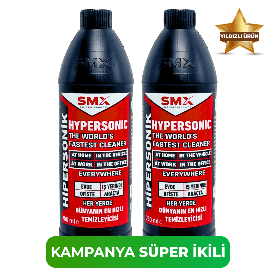 HİPERSONİK - Dünyanın En Hızlı Temizleyicisi 2 Adet 750 ml