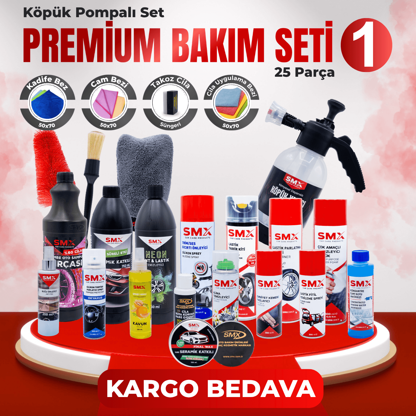  Premium Bakım Seti 1 (25 Parça Ürün)