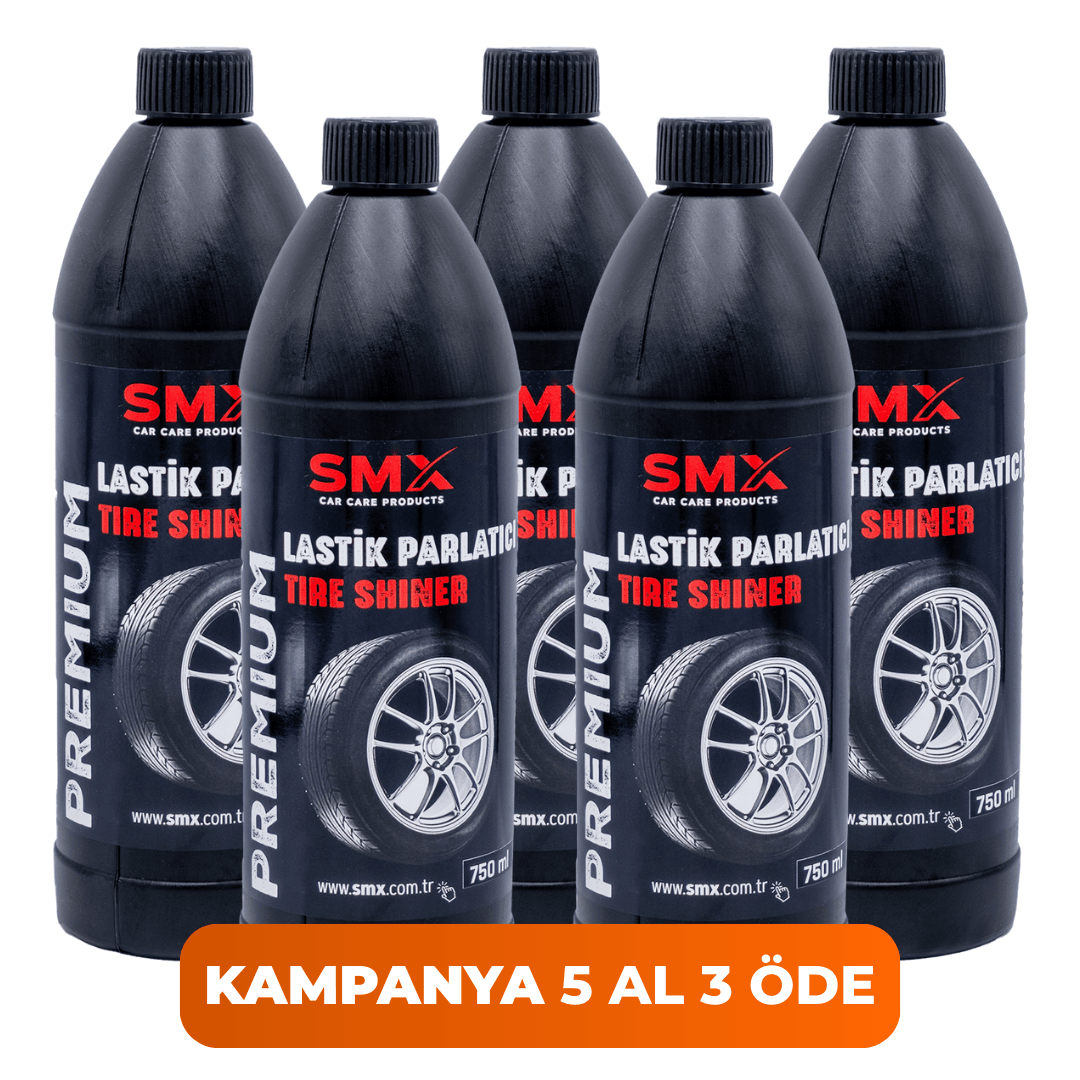 Lastik Parlatıcı 750 ml 5 Adet 🎁 5 Al, 3 Öde!