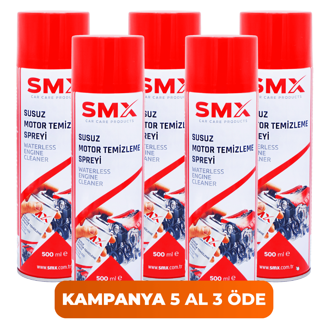Susuz Motor Temizleme Spreyi 500 ml 5 Adet 🎁 5 Adet Al, 3 Öde!