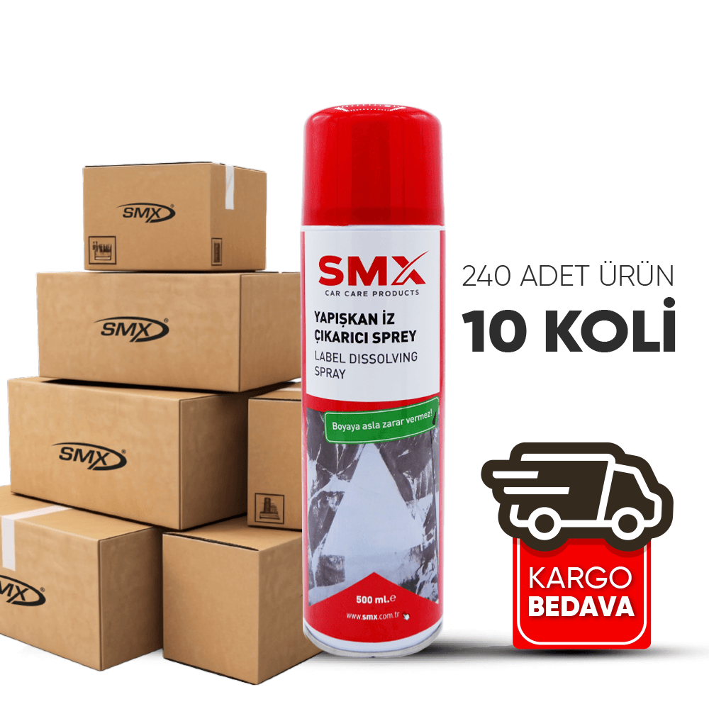 Yapışkan İz Çıkartıcı Sprey 500 mL. 240 Adet 10 Koli