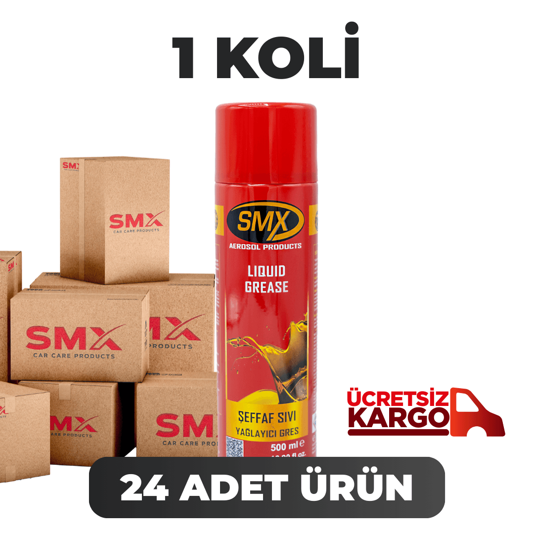 Şeffaf Sıvı Yağlayıcı Gres 500 Ml 24 Adet (1 Koli)