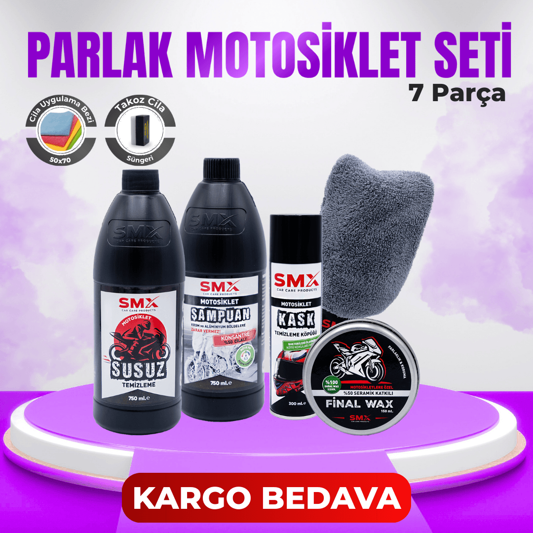 Parlak Motosiklet Seti 6 Parça