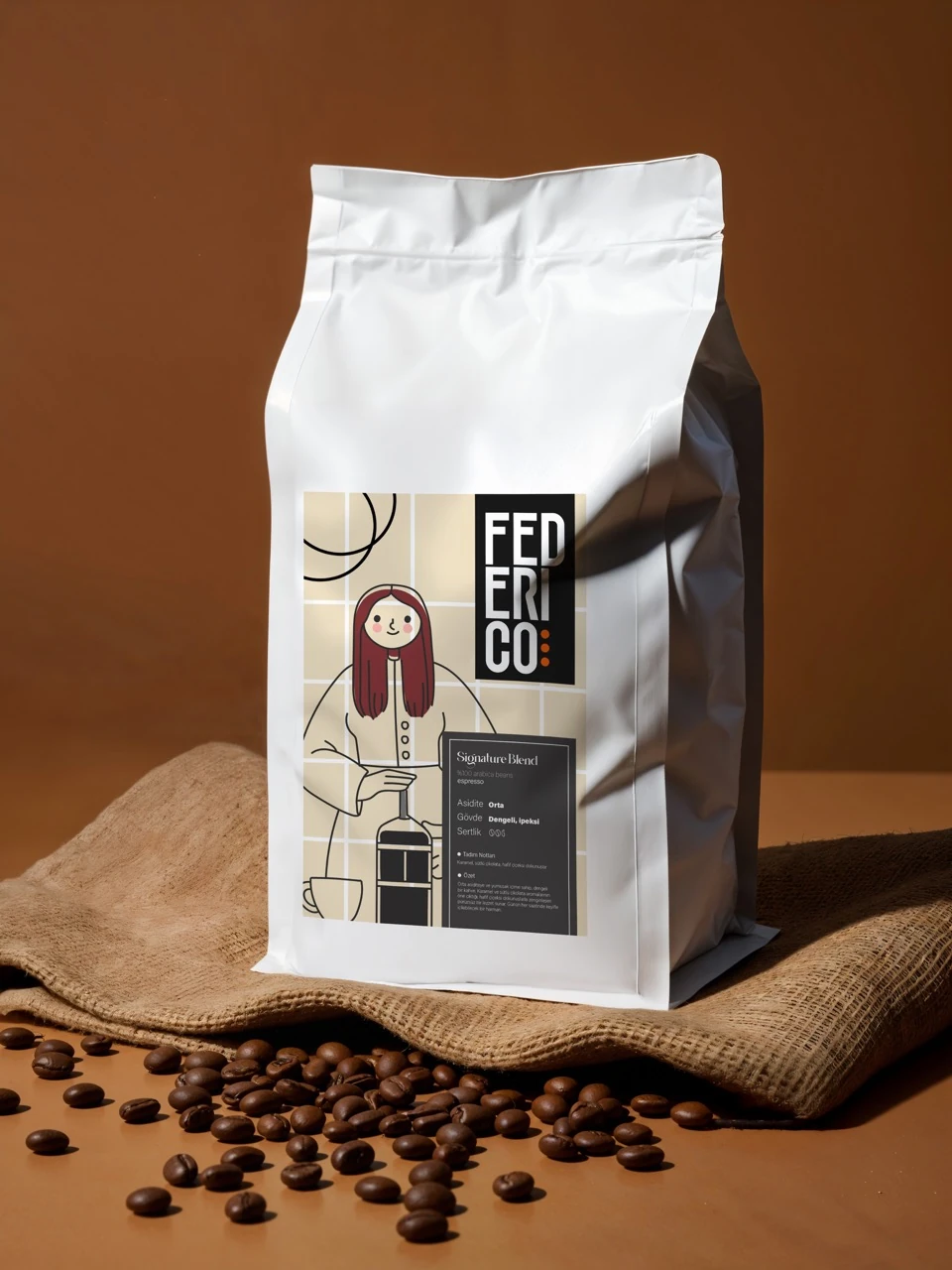 Signature Blend Espresso Kahve Çekirdeği – %100 Arabica - 1000gr